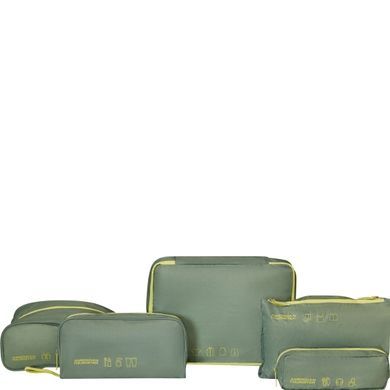 Набор органайзеров (5 шт) American Tourister Ta MF3*005;14 Olive/Lime