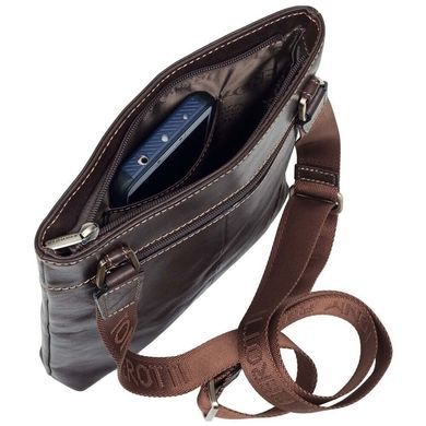 Сумка мужская из натуральной кожи Tony Perotti Italico 6048G-20it коричневая