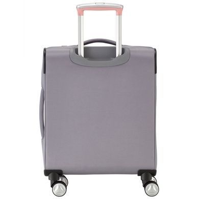 Чемодан Titan Spotlight Soft текстильный на 4-х колесах 384404 (большой), 3844-04 Grey Sorbet, Малый S, 2,5 кг, 0-50 літрів, 36 л, 40 x 55 x 21 см, Одинарна, від 2 до 3 кг, Без розширення, Сірий, Wizz Air (40х55х23), Lufthansa (40х55х23), Turkish Airlines (40x55x23), British Airways (45x56x25), LOT Polish Airlines (40x55x23), Czech Airlines (45x55x25), Air Canada (40x55x23), EasyJet (45х56х25), Air Baltic (40x55x23), Belavia (40х55х25), Austrian (40x55x23), Swiss (40x55x23), Smart Wings (45x56x25), Germanwings (40x55x23)