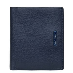 Портмоне мужское из натуральной кожи Tony Perotti NEW Contatto 3504  navy, Notte (темно-синий)