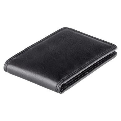Шкіряна кредитниця з RFID захистом Visconti Heritage Nelson HT5 Black, Black (черный), Натуральна шкіра, Гладка, Чорний