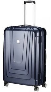 Валіза Titan X-Ray з полікарбонату на 4-х колесах 700804 (велика), 7008-20 Space Blue, Велика L, 3,5 кг, 100-125 літрів, 102 л, 52 x 77 x 29 см, Одинарна, від 3 до 4 кг, Без розширення, Синій