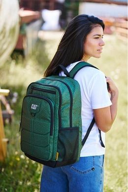 Дорожно-повседневный рюкзак CAT Millennial Classic Bennett с отделением для ноутбука до 15" 84184;603 Dark Green