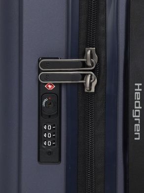 Чемодан Hedgren Comby HS Grip XS из поликарбоната Makrolon на 4-х колесах HCMBY01XS/870-01 Peacoat Blue (мала)
