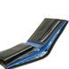 Портмоне из натуральной кожи Visconti Parma Vincent PM100 Black/Cobalt