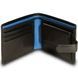 Портмоне из натуральной кожи Visconti Parma Vincent PM100 Black/Cobalt