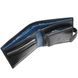 Портмоне из натуральной кожи Visconti Parma Vincent PM100 Black/Cobalt