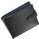 Портмоне из натуральной кожи Visconti Parma Vincent PM100 Black/Cobalt