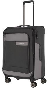 Валіза Travelite Viia текстильна на 4-х колесах TL092848-04 slate (середня)