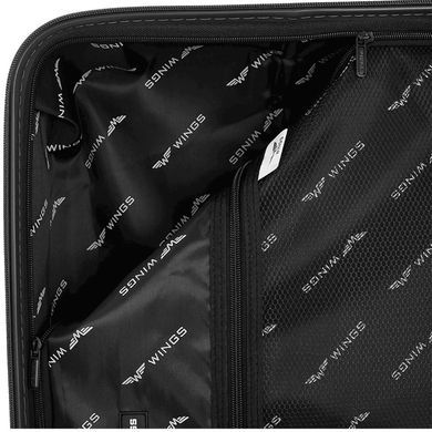 Валіза Wings Murre з поліпропілену на 4-х колесах wg-mupp-l-bk чорна (велика)