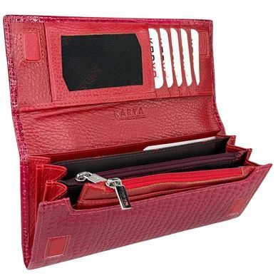 Кошелек женский Karya со съемной вкладкой KR1196-507/46 малинового цвета