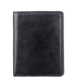 Портмоне из натуральной кожи RFID защитой Visconti Heritage Harley HT6 Chocolate, Черный