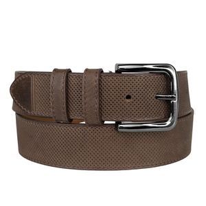 Шкіряний ремінь Eminsa для джинсів ES3368-brown коричневого кольору