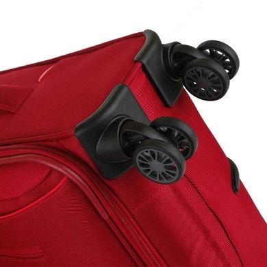Валіза Travelite CAPRI текстильна на 4-х колесах 089849 червона (велика)