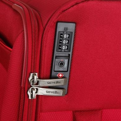 Валіза Travelite CAPRI текстильна на 4-х колесах 089849 червона (велика)