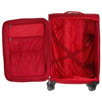 Валіза Travelite CAPRI текстильна на 4-х колесах 089849 червона (велика)