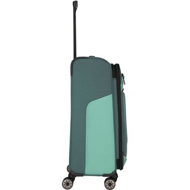 Чемодан Travelite Viia текстильный на 4-х колесах TL092848-80 eucalyptus (средний)