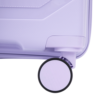 Чемодан Wings Cockatiel из полипропилена на 4-х колесах wg-ckpp-m-wv White purple (средний)
