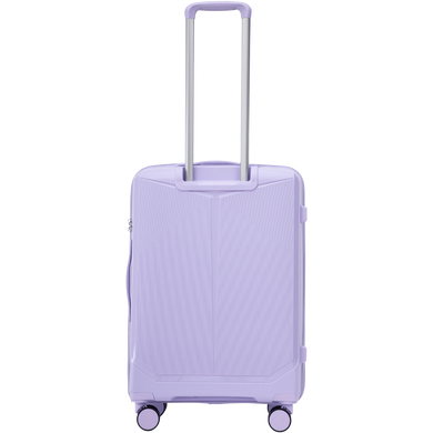 Чемодан Wings Cockatiel из полипропилена на 4-х колесах wg-ckpp-m-wv White purple (средний)