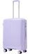 Чемодан Wings Cockatiel из полипропилена на 4-х колесах wg-ckpp-m-wv White purple (средний)