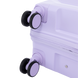 Чемодан Wings Cockatiel из полипропилена на 4-х колесах wg-ckpp-m-wv White purple (средний)