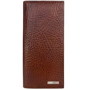 Шкіряний купюрник Karya на магнітах KR0475-07 коньячного кольору