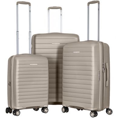 Чемодан 2E Travel Aero из полипропилена на 4-х колесах 2e-spp-aero-l-tp taupe (большой)