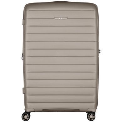 Чемодан 2E Travel Aero из полипропилена на 4-х колесах 2e-spp-aero-l-tp taupe (большой)