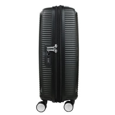 Чемодан American Tourister Soundbox из полипропилена на 4-х колесах 32G*001 Bass Black (малый)