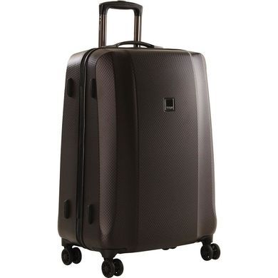 Валіза Titan Xenon Deluxe з полікарбонату на 4-х колесах 816404 (велика), 60-XenonDeluxe-Brown, Середня M, 3,2 кг, 75-100 літрів, 80 л, 46 х 67 х 28 см, Одинарна, від 3 до 4 кг, Без розширення, Коричневий
