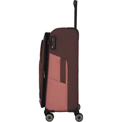 Чемодан Travelite Viia текстильный на 4-х колесах TL092848-14 spring rose (средний)