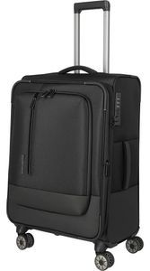 Валіза Travelite Crosslite 5.0 текстильна на 4-х колесах TL092948-01 Black (середня)
