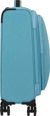 Валіза American Tourister Take2Cabin текстильна на 4-х колесах 91G*008 Breeze Blue (мала)