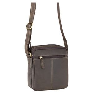 Сумка чоловіча з натуральної шкіри Visconti Sling Bags S8 Oil Brown, Oil Brown (Коричневий)