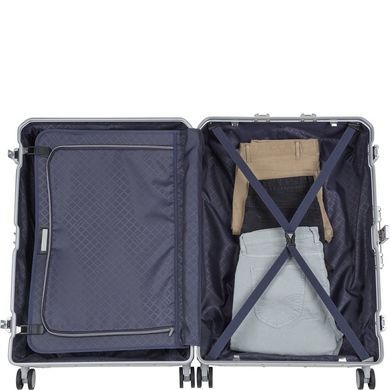 Валіза з алюмінію на 4-х колесах Travelite Next TL079949 Silver (велика)
