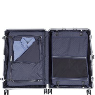 Валіза з алюмінію на 4-х колесах Travelite Next TL079949 Silver (велика)