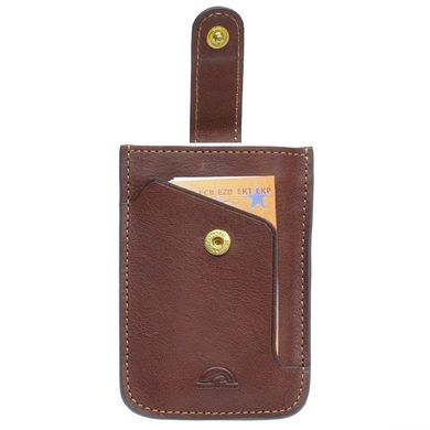 Кредитница из натуральной кожи с RFID Tony Perotti Nevada 3821 moro (коричневая)