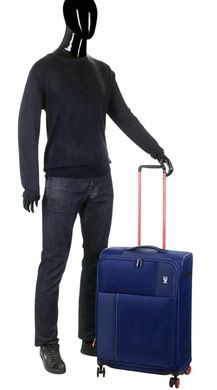 Валіза текстильна Roncato Move на 4-х колесах з розширенням 415352 Blu oltremare (середня)