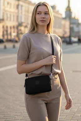 Жіноча сумка Sanmorris з нейлону SM3067 чорна
