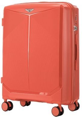 Чемодан Wings Cockatiel из полипропилена на 4-х колесах wg-ckpp-m-rd Red (средний)