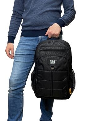 Дорожно-повсякденний рюкзак CAT Millennial Classic Bennett з відділенням для ноутбука до 15" 84184;478 Black Heat Embossed