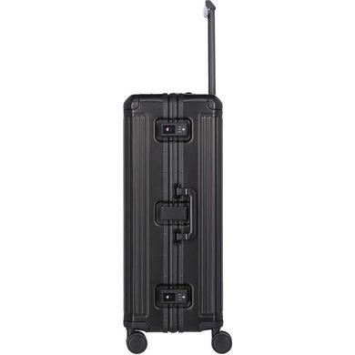 Валіза з алюмінію на 4-х колесах Travelite Next TL079949 Black (велика)
