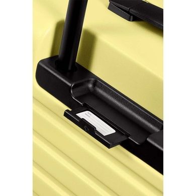 Валіза Samsonite StackD із полікарбонату Macrolon на 4-х колесах KF1*003 Pastel Yellow (велика)