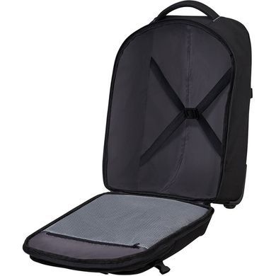 Рюкзак на 2-х колесах з відділенням для ноутбука до 15,6" American Tourister AT Work 33G*020 Black Reflect, Чорний, Чорний
