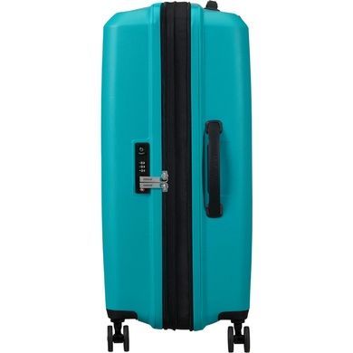 Валіза American Tourister AeroStep із поліпропілена на 4-х колесах MD8*002 Turquoise Tonic (середня)