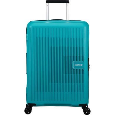 Валіза American Tourister AeroStep із поліпропілена на 4-х колесах MD8*002 Turquoise Tonic (середня)