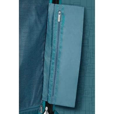 Валіза American Tourister AeroStep із поліпропілена на 4-х колесах MD8*002 Turquoise Tonic (середня)