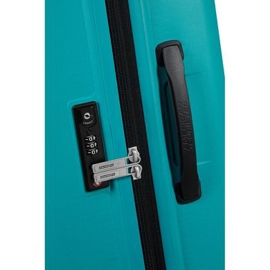 Валіза American Tourister AeroStep із поліпропілена на 4-х колесах MD8*002 Turquoise Tonic (середня)