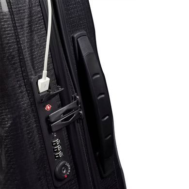 Чемодан Samsonite C-LITE с Curv&reg; на 4-х колесах с расширением CS2*007 Black (малый)