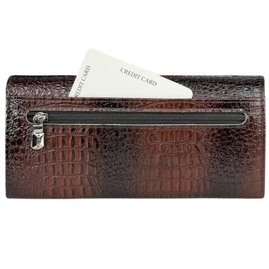 Кошелек женский Karya со съемной вкладкой KR1196-999/39 коричневого цвета